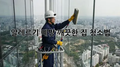 알레르기 예방! 깨끗한 집 청소법